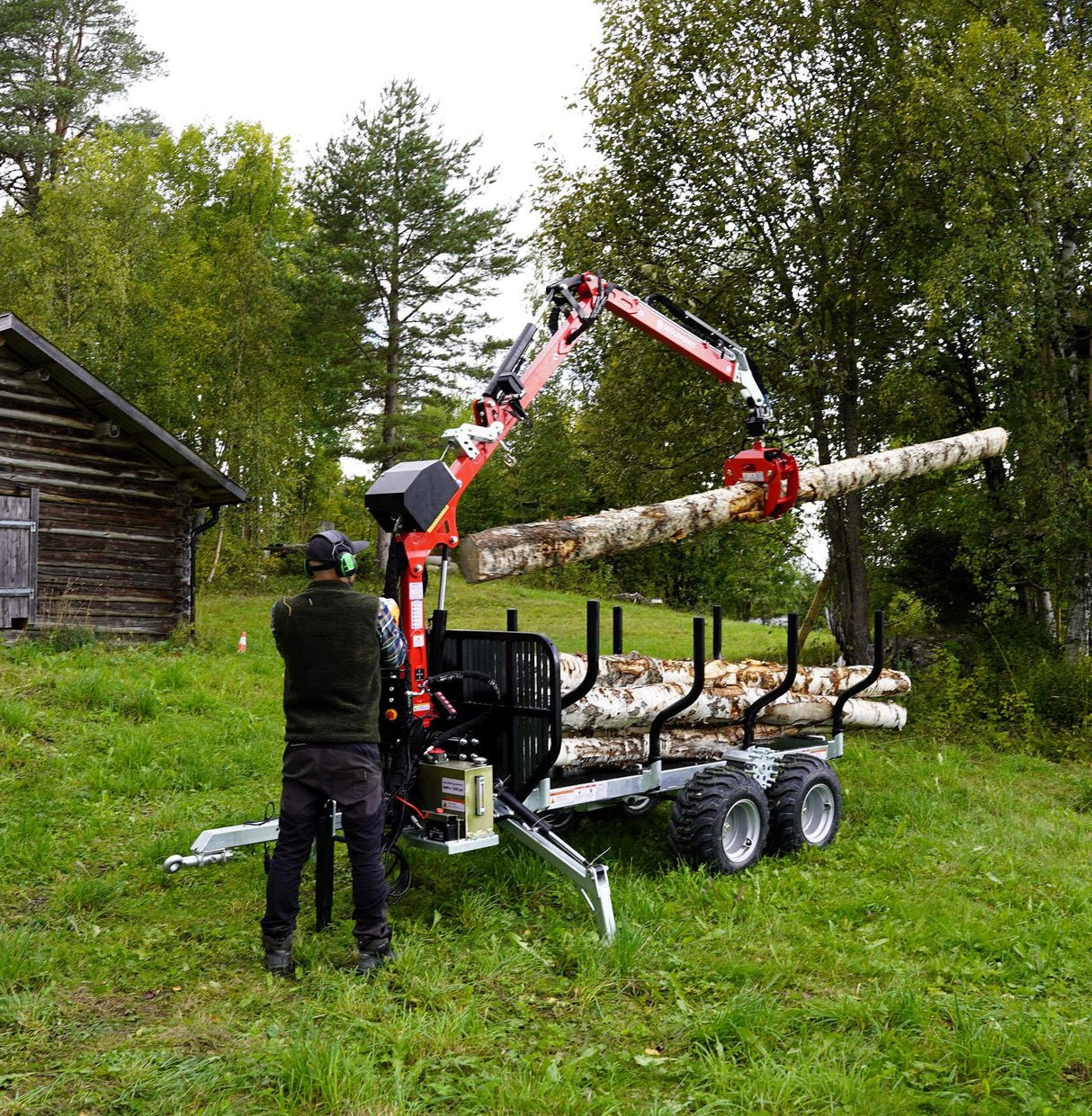 Timmervagn ASH 4000 – 4 ton