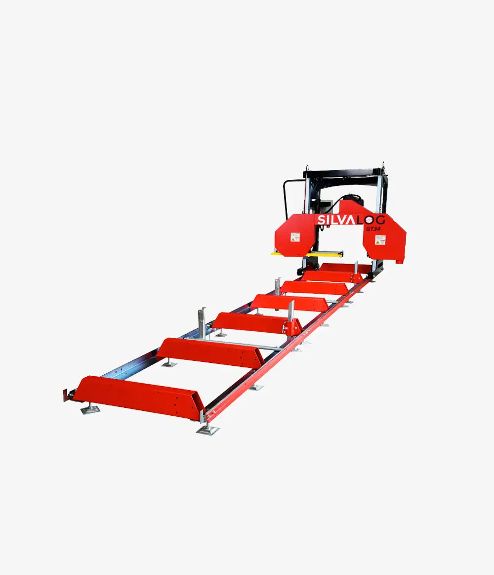 SILVALOG GT34 stationärt bandsågverk modulärt och stabilt