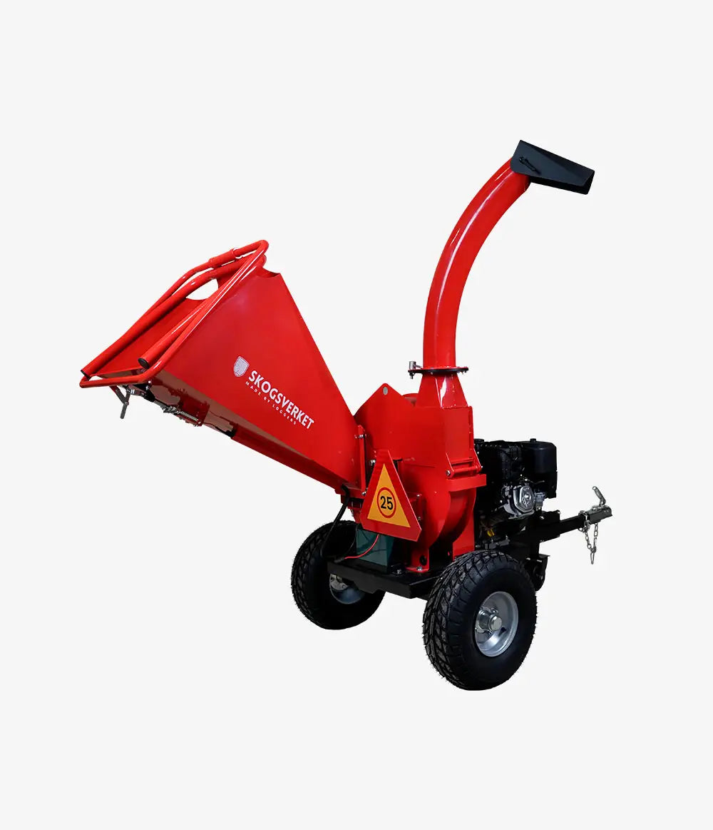 Flishugg S120 med 13,5 hk motor och 120 mm kapacitet