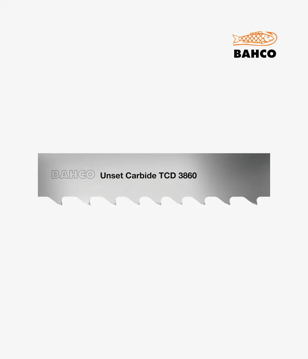 Bahco bandsågblad för Skogsverkets bandsågverk med hårdmetalltänder