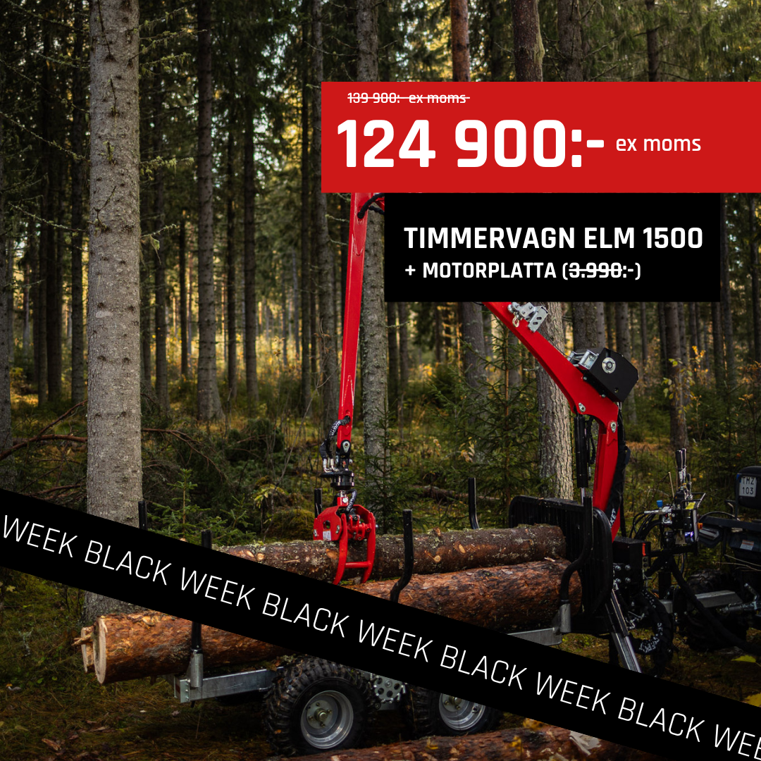 Timmervagn ELM 1500 – 1.5 ton