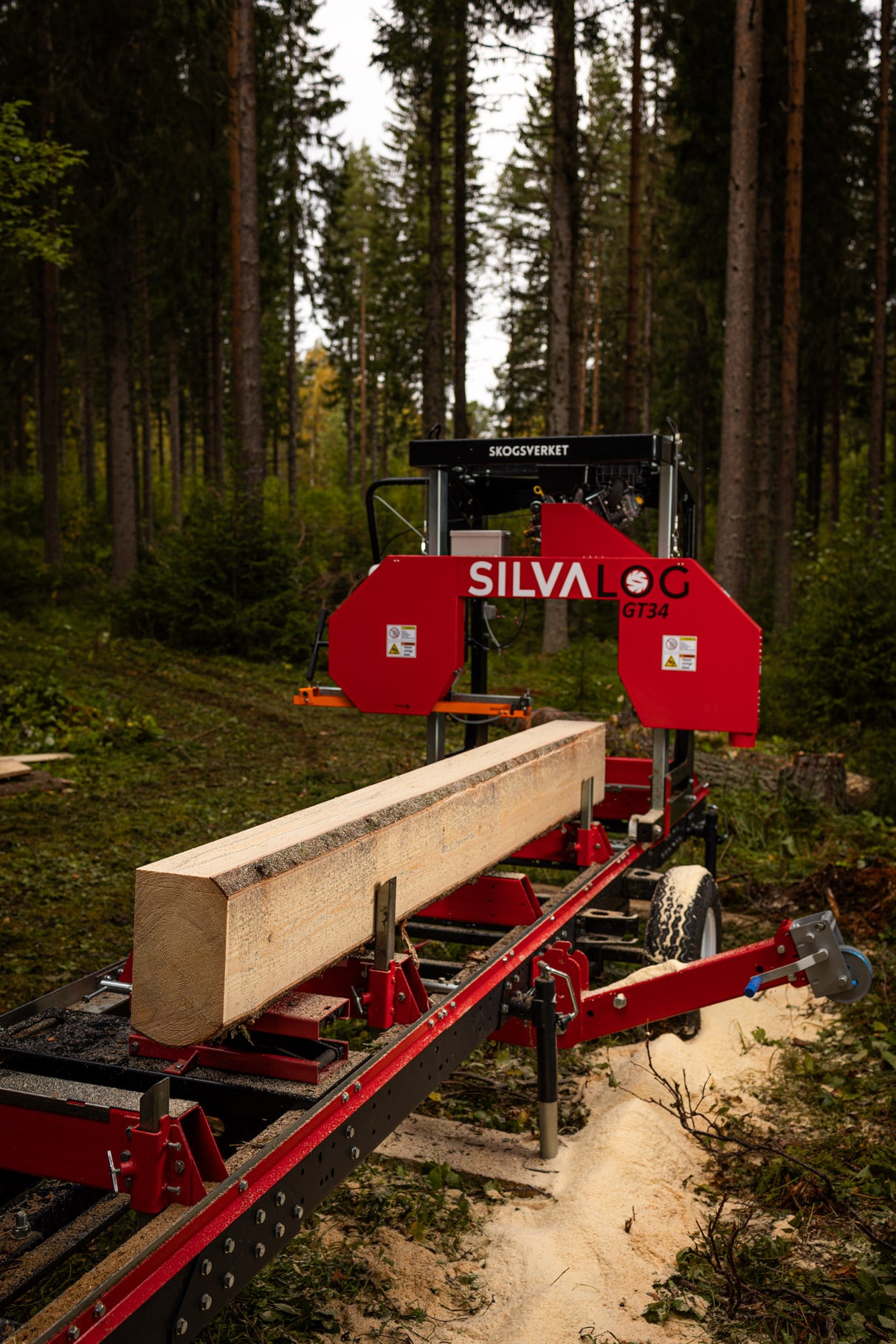 Mobilt Bandsågverk - SILVALOG GT34