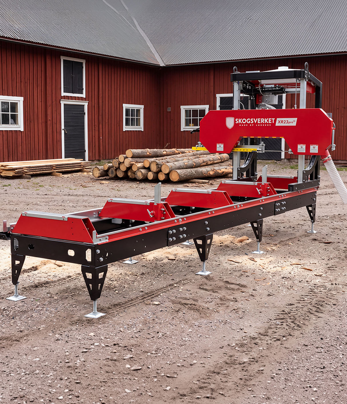 Stationärt Bandsågverk XR23" Pro