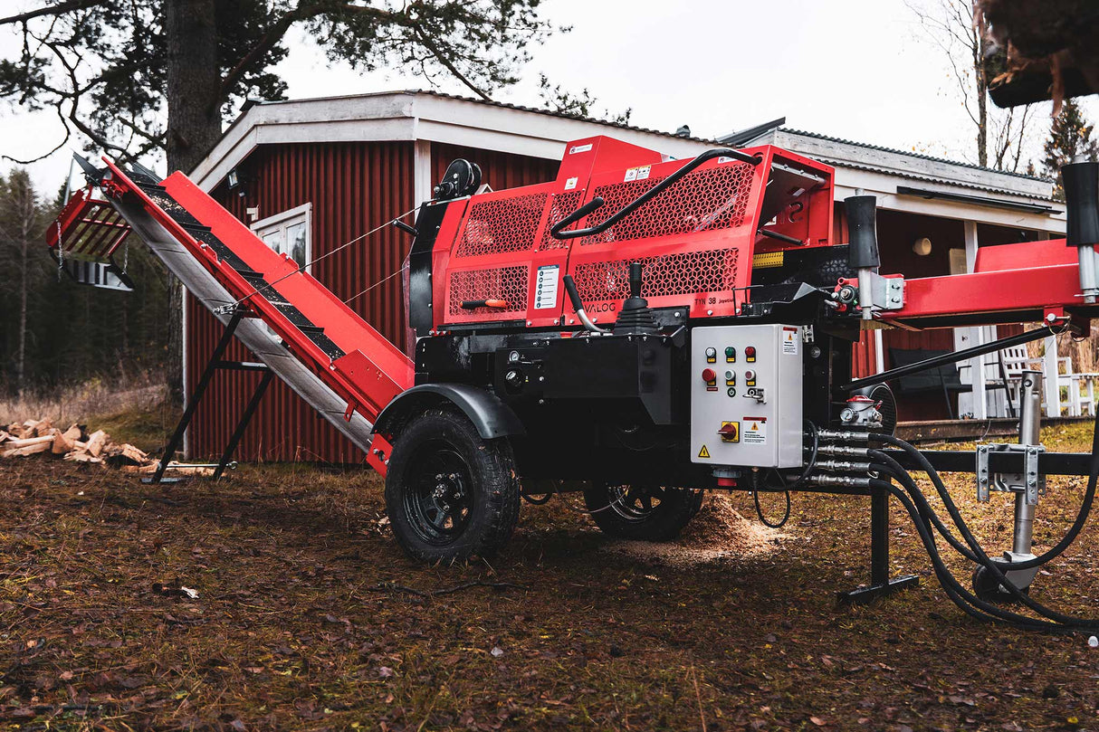 Vedprocessor TYN 38 - Operatörszon i utomhusmiljö