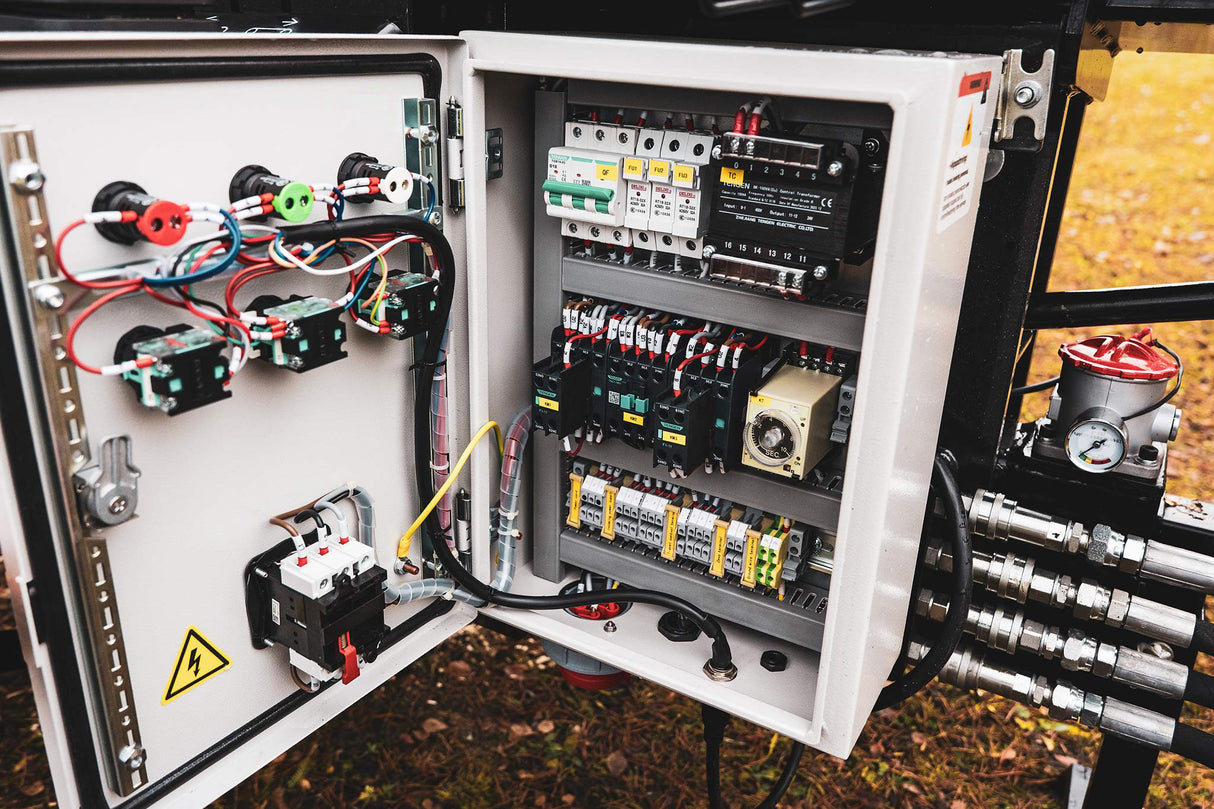 Vedprocessor TYN 38 - Öppet elskåp