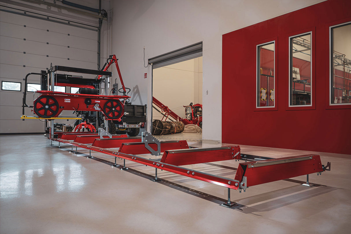 Översiktsbild snett framifrån - Bandsågverk xr40" pro