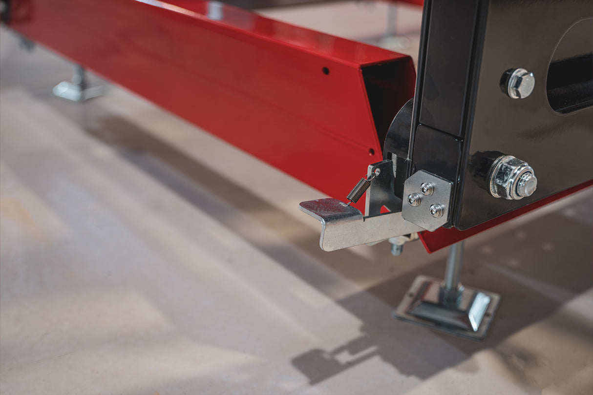 Låsfunktion till såghuvud på bandsågverk xr40" pro