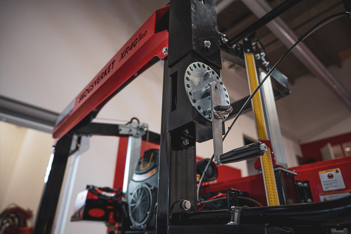 Höjdjustering vevarm på bandsågverk xr40" pro