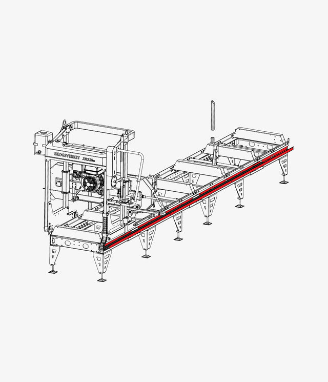 Kabelränna Bandsågverk XR23 för kabelskydd och ordning