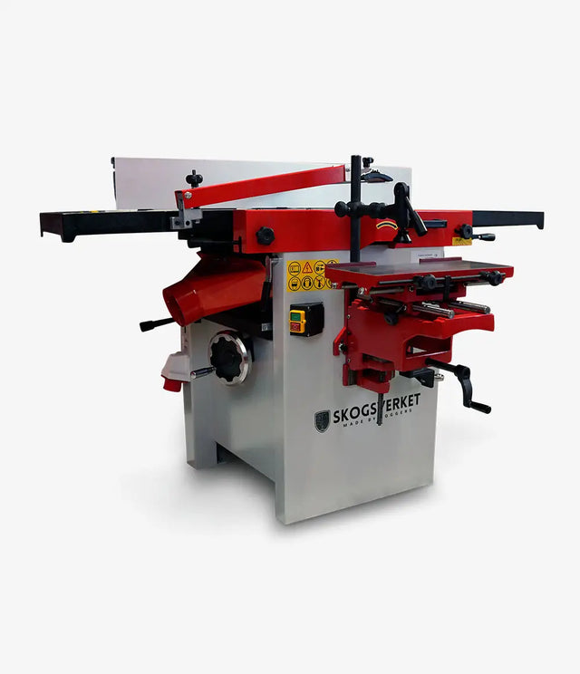 Rikt- och planhyvel PT410 för breda plankor och hög kapacitet