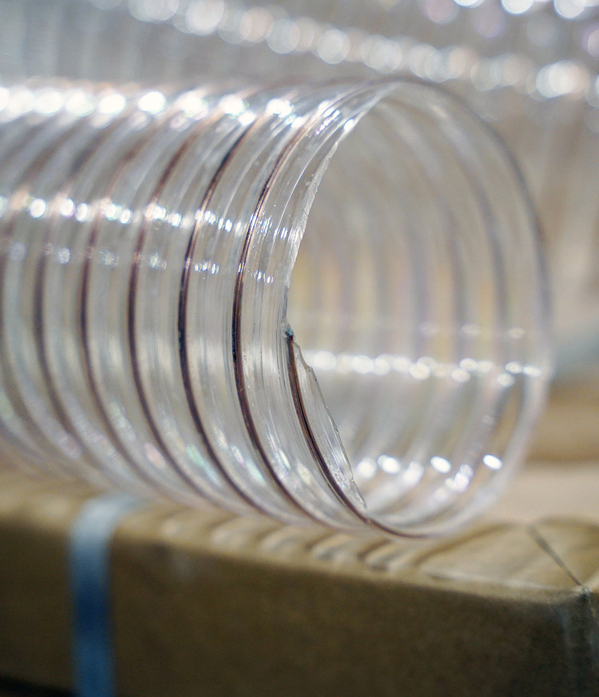 Spånsugslang 100 mm - löpmeter