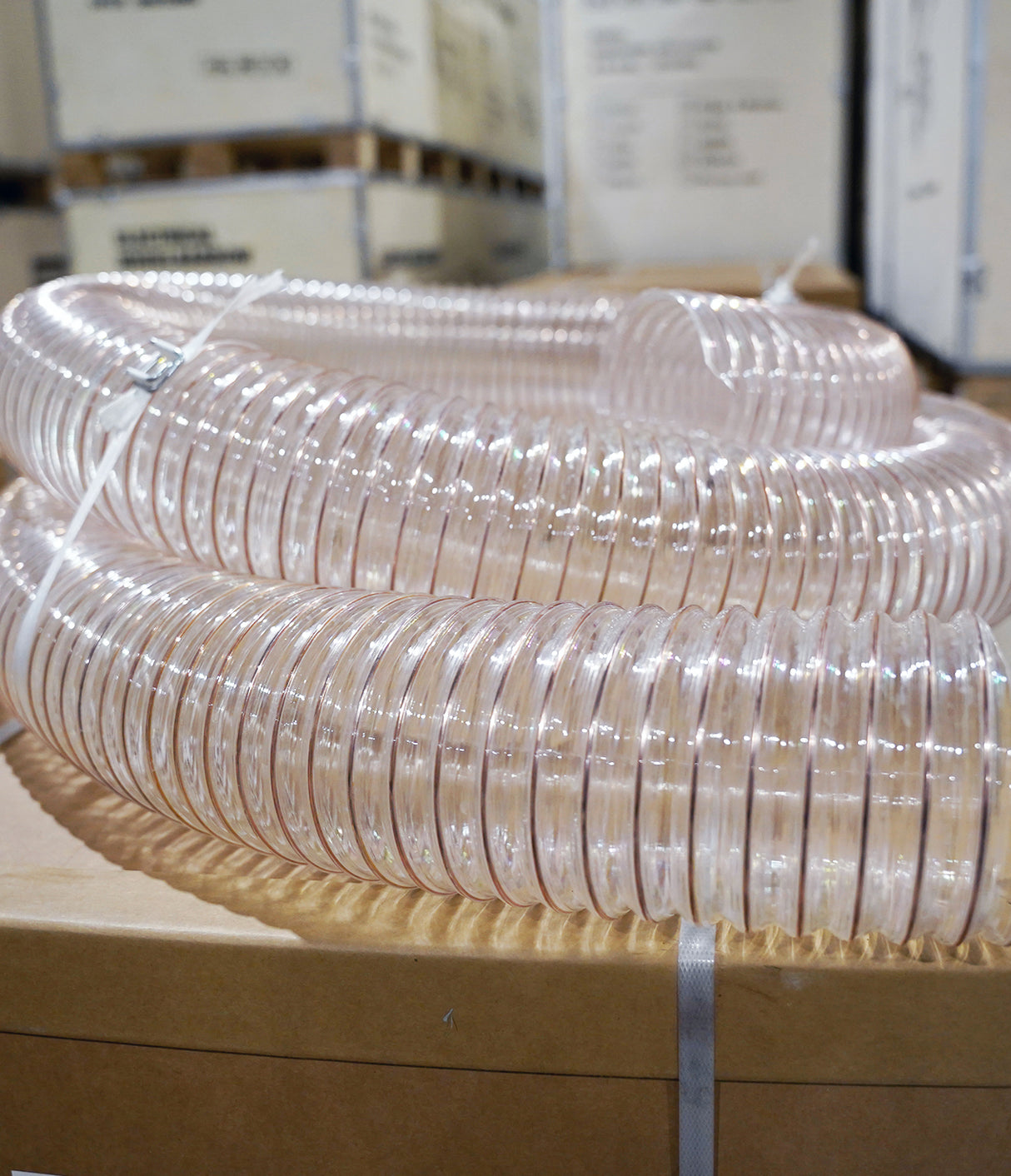 Spånsugslang 100 mm - löpmeter