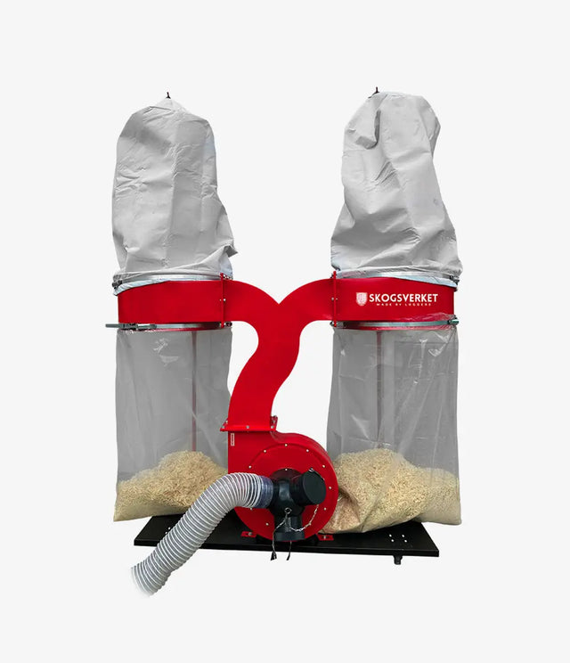 Spånsug FM300S Dubbel för snickeri och sågverk