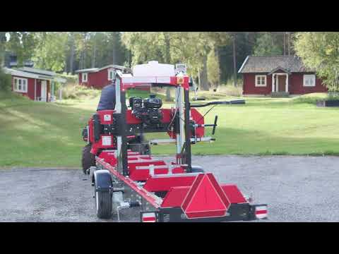 Trailer till bandsågverk | Skogsverket XR23/XR32/XR40 & SILVALOG GT34