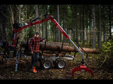 Timmervagn ASH 4000 – 4 ton