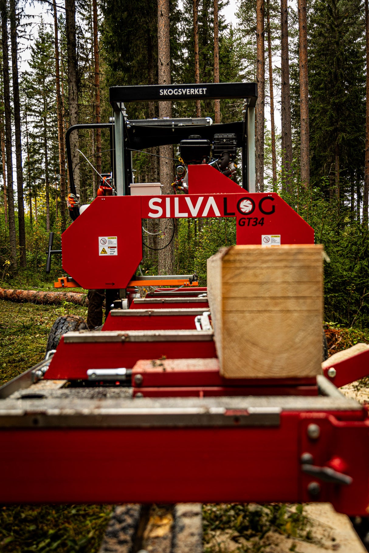 Stationärt Bandsågverk - SILVALOG GT34
