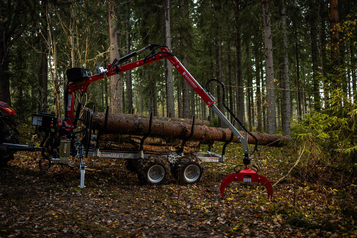 Skogsverkets timmervagn ASH 4000